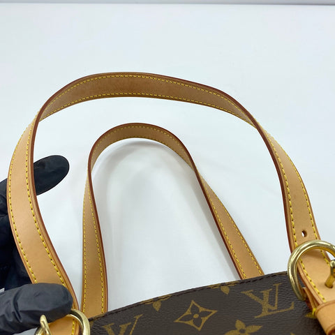 LOUIS VUITTON Popincourt Haut Tote Bag Brown WS32815