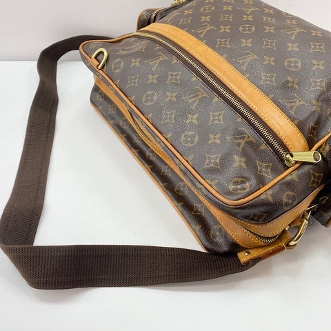 LOUIS VUITTON Saxophone Wash Shoulder Bag Brown WS32818