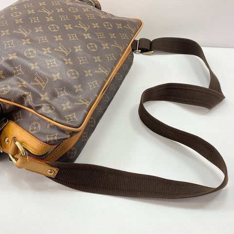 LOUIS VUITTON Saxophone Wash Shoulder Bag Brown WS32818