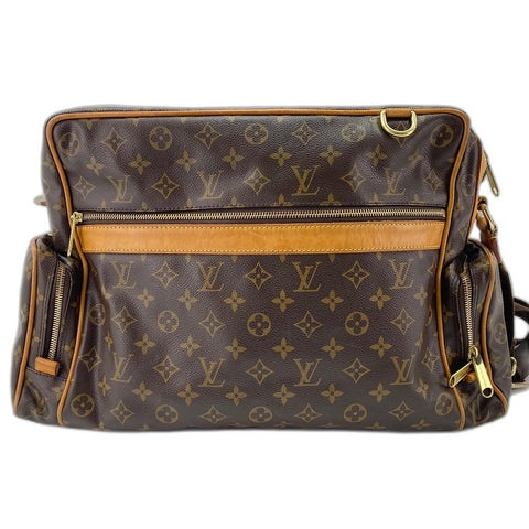 LOUIS VUITTON Saxophone Wash Shoulder Bag Brown WS32818
