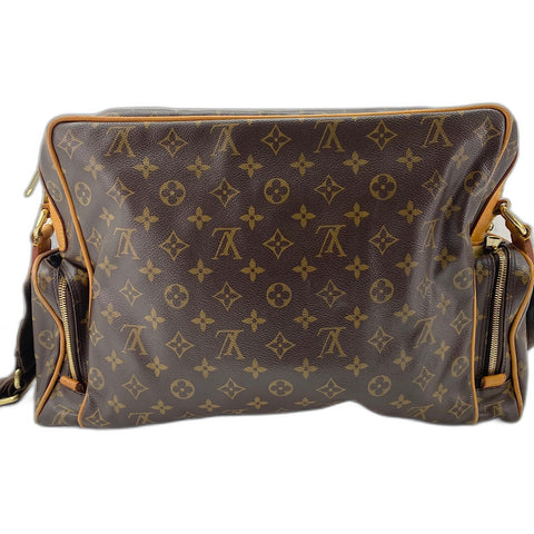 LOUIS VUITTON Saxophone Wash Shoulder Bag Brown WS32818