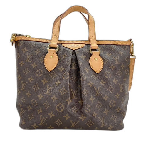 LOUIS VUITTON Palermo PM Handbag Brown WS32822