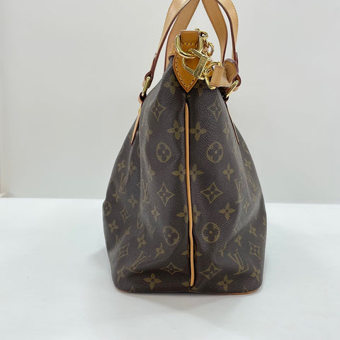 LOUIS VUITTON Palermo PM Handbag Brown WS32822