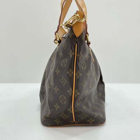 LOUIS VUITTON Palermo PM Handbag Brown WS32822