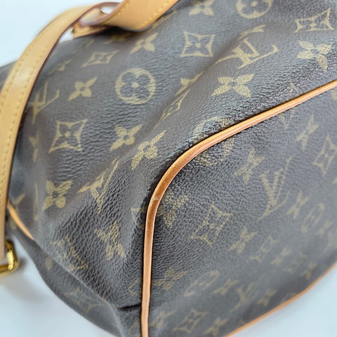 LOUIS VUITTON Palermo PM Handbag Brown WS32822