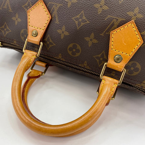 LOUIS VUITTON Speedy 30 Handbag Brown WS32824