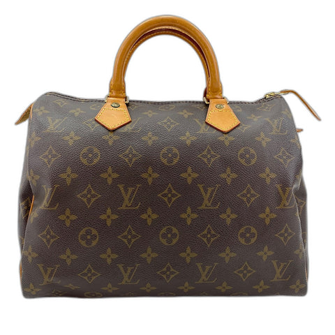 LOUIS VUITTON Speedy 30 Handbag Brown WS32824