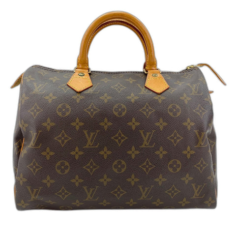 LOUIS VUITTON Speedy 30 Handbag Brown WS32824