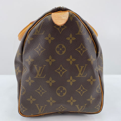 LOUIS VUITTON Speedy 30 Handbag Brown WS32824