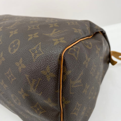 LOUIS VUITTON Speedy 30 Handbag Brown WS32824