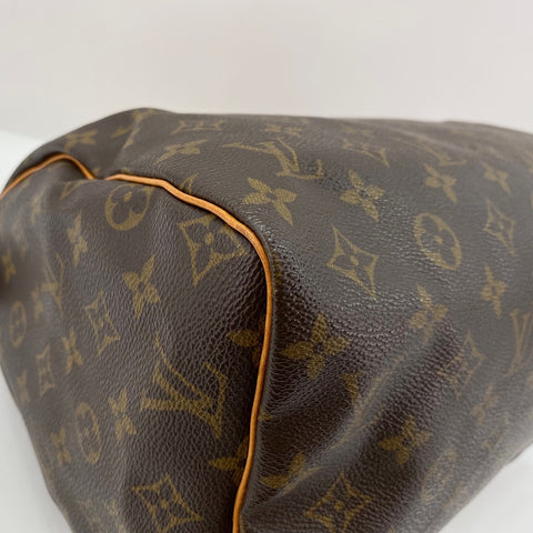 LOUIS VUITTON Speedy 30 Handbag Brown WS32824