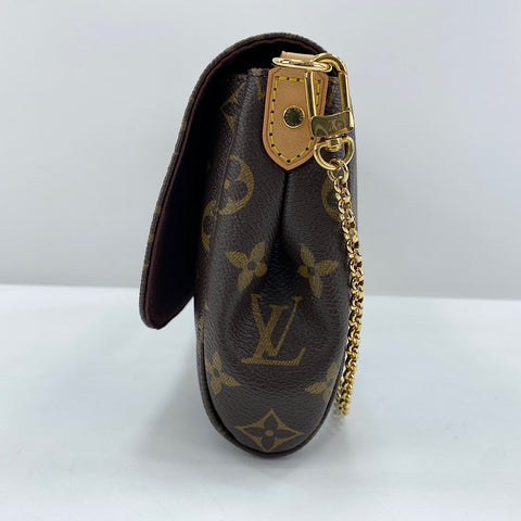 LOUIS VUITTON Favorit MM Shoulder Bag Brown WS32825