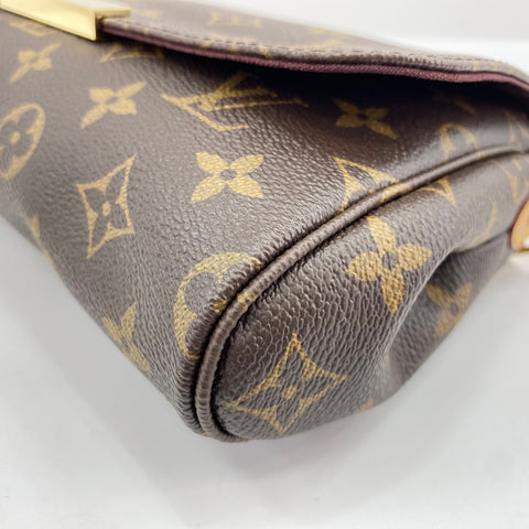 LOUIS VUITTON Favorit MM Shoulder Bag Brown WS32825
