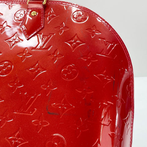 LOUIS VUITTON Alma GM Handbag Red WS32832