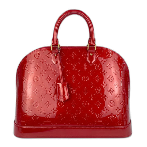 LOUIS VUITTON Alma GM Handbag Red WS32832