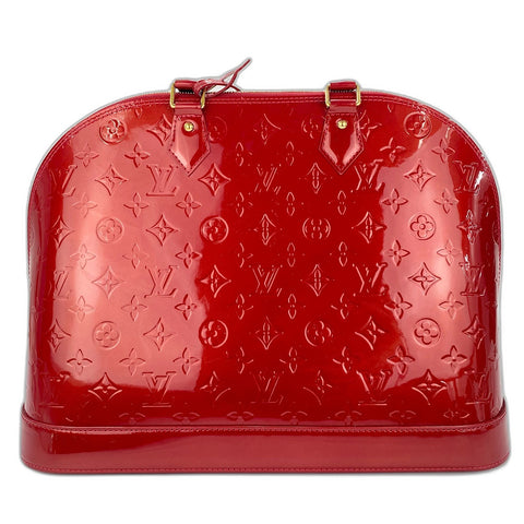 LOUIS VUITTON Alma GM Handbag Red WS32832