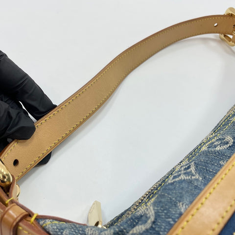 LOUIS VUITTON Buggy PM Shoulder Bag blue WS32834