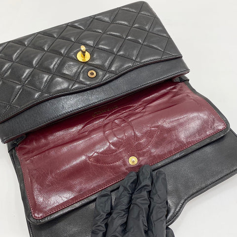 CHANEL Matrasse Shoulder Bag lambskin black WS32835