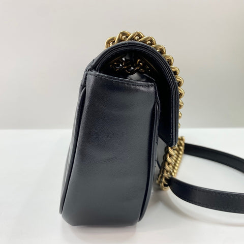 GUCCI GG Marmont Shoulder Bag leather black WS32836
