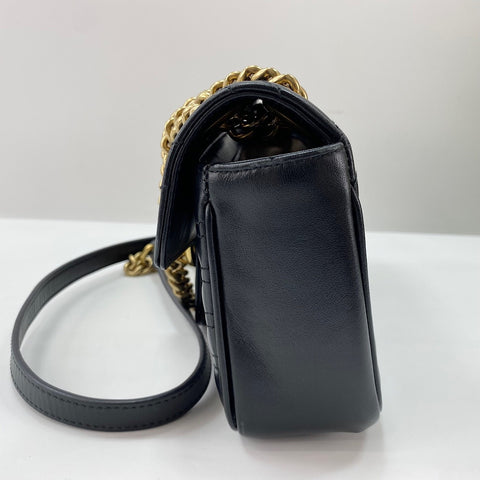 GUCCI GG Marmont Shoulder Bag leather black WS32836