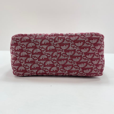 Christian Dior Trotter Tote Bag canvas wine-red WS32837