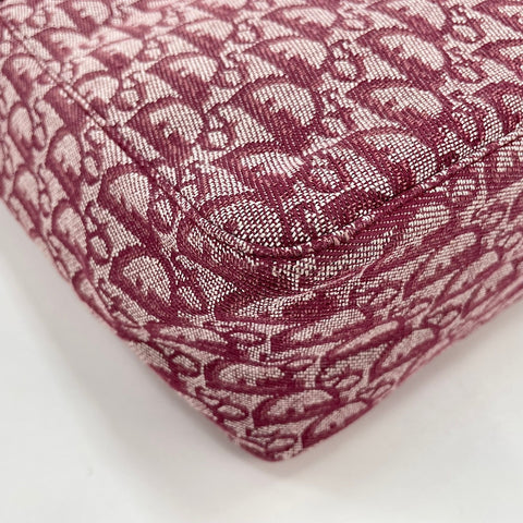Christian Dior Trotter Tote Bag canvas wine-red WS32837