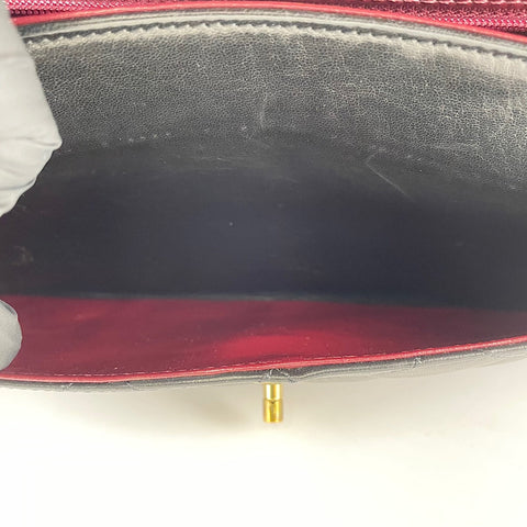 CHANEL Matelasse Shoulder Bag lambskin black WS32838