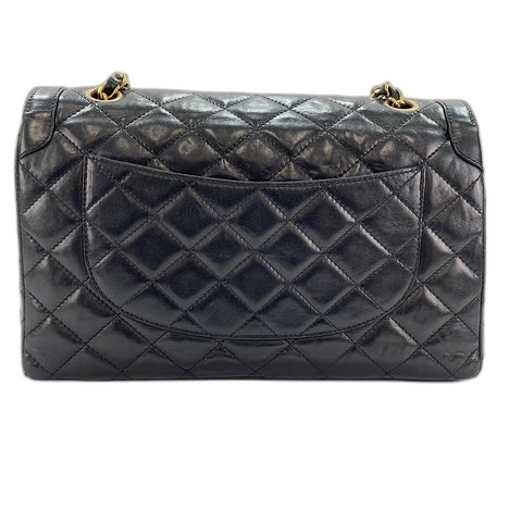 CHANEL Matelasse Shoulder Bag lambskin black WS32838