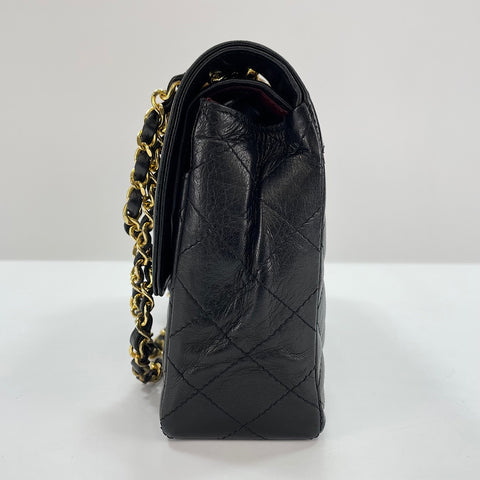 CHANEL Matrasse Shoulder Bag lambskin black WS32838