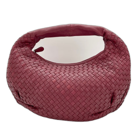 BOTTEGAVENETA INTRECCIATO Shoulder Bag leather Red WS32840