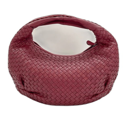 BOTTEGAVENETA INTRECCIATO Shoulder Bag leather Red WS32840
