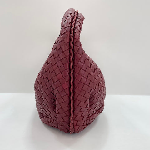 BOTTEGAVENETA INTRECCIATO Shoulder Bag leather Red WS32840