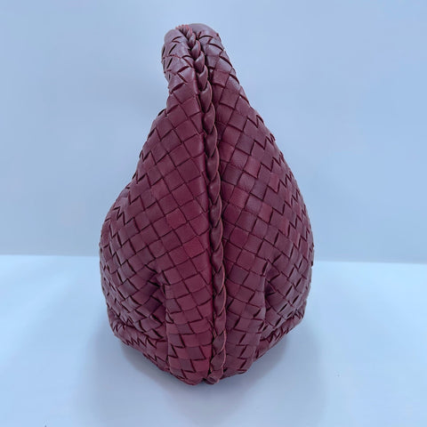 BOTTEGAVENETA INTRECCIATO Shoulder Bag leather Red WS32840