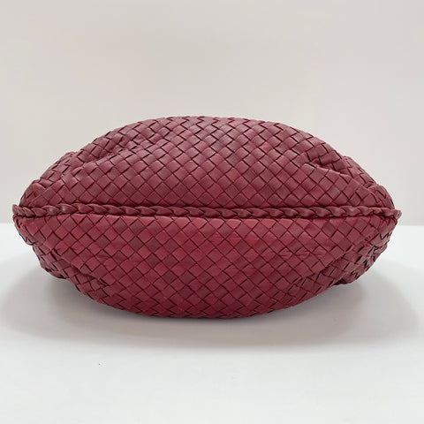 BOTTEGAVENETA INTRECCIATO Shoulder Bag leather Red WS32840