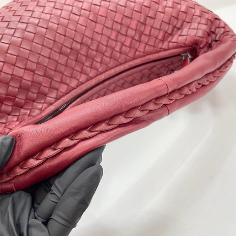 BOTTEGAVENETA INTRECCIATO Shoulder Bag leather Red WS32840