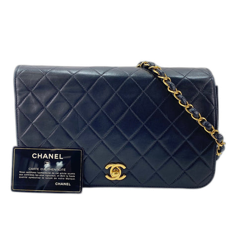CHANEL Matrasse Shoulder Bag lambskin black WS32845