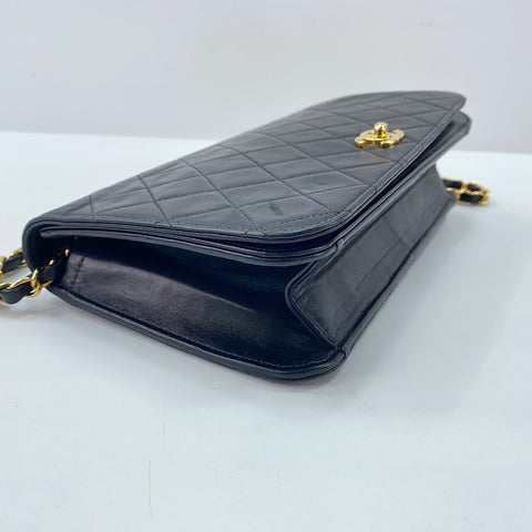 CHANEL Matrasse Shoulder Bag lambskin black WS32845