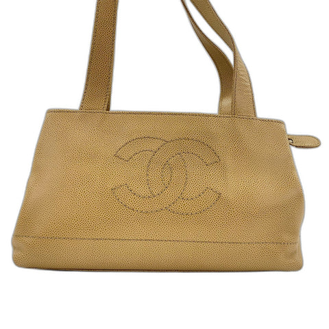 CHANEL Shoulder Bag beige WS32849
