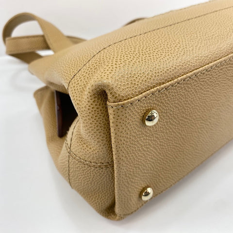 CHANEL Shoulder Bag beige WS32849
