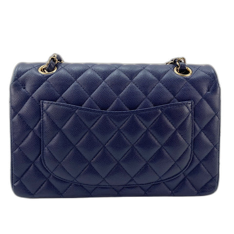 CHANEL Matelasse 23 Double Flap Shoulder Bag Navy WS32850