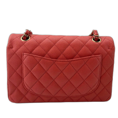 CHANEL Matelasse 23 Double Flap Shoulder Bag Orange WS32851