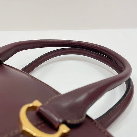 CARTIER Must Line Tote Bag leather wine-red WS32854