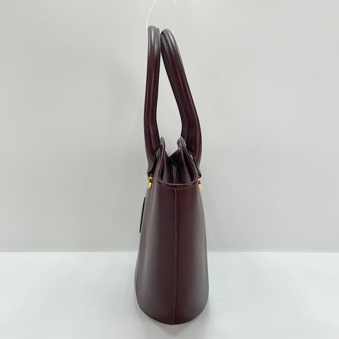 CARTIER Must Line Tote Bag leather wine-red WS32854
