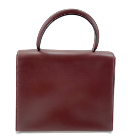 CARTIER Must Line Handbag leather wine-red WS32855