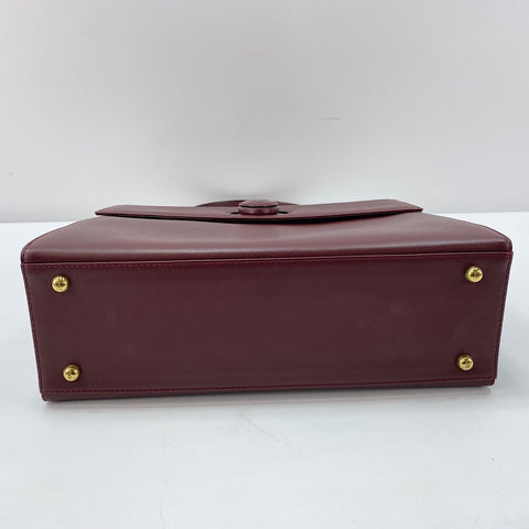 CARTIER Must Line Handbag leather wine-red WS32855