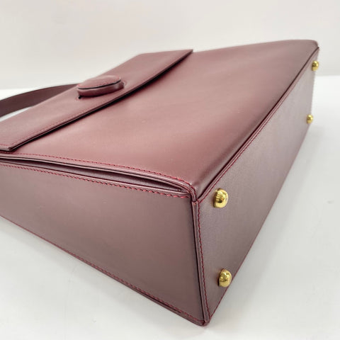 CARTIER Must Line Handbag leather wine-red WS32855