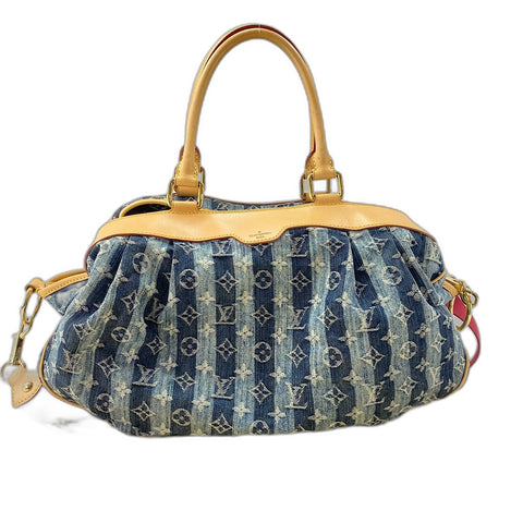 LOUIS VUITTON Caba Leie GM Tote Bag blue WS32858