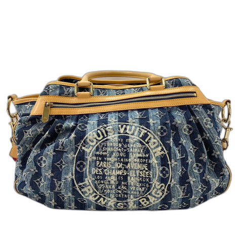 LOUIS VUITTON Caba Leie GM Tote Bag blue WS32858