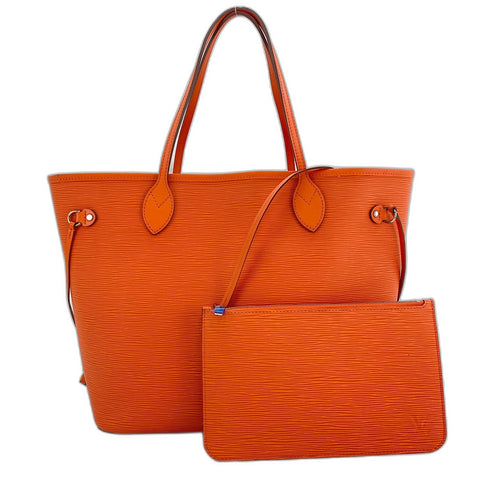 LOUIS VUITTON Neverfull MM Tote Bag Orange WS32861