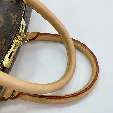 LOUIS VUITTON Deauville Handbag Brown WS32862